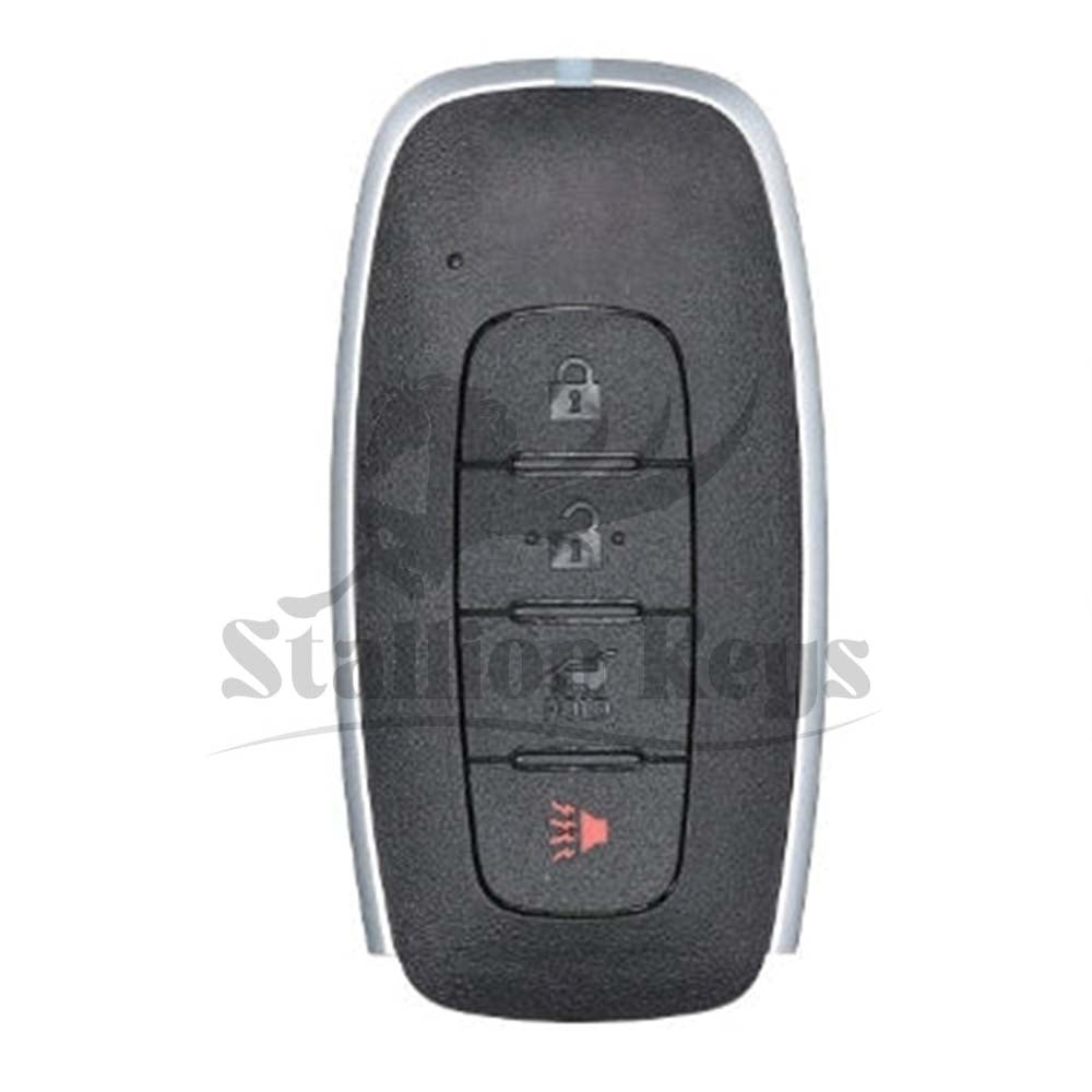 2023-2025 Nissan Ariya / 4-Button Smart Key / PN: 285E3-5MR3B / KR5TXPZ1 / AFTERMARKET 2023-2025 Nissan Ariya / 4-Button Smart Key / PN: 285E3-5MR3B / KR5TXPZ1 / AFTERMARKET